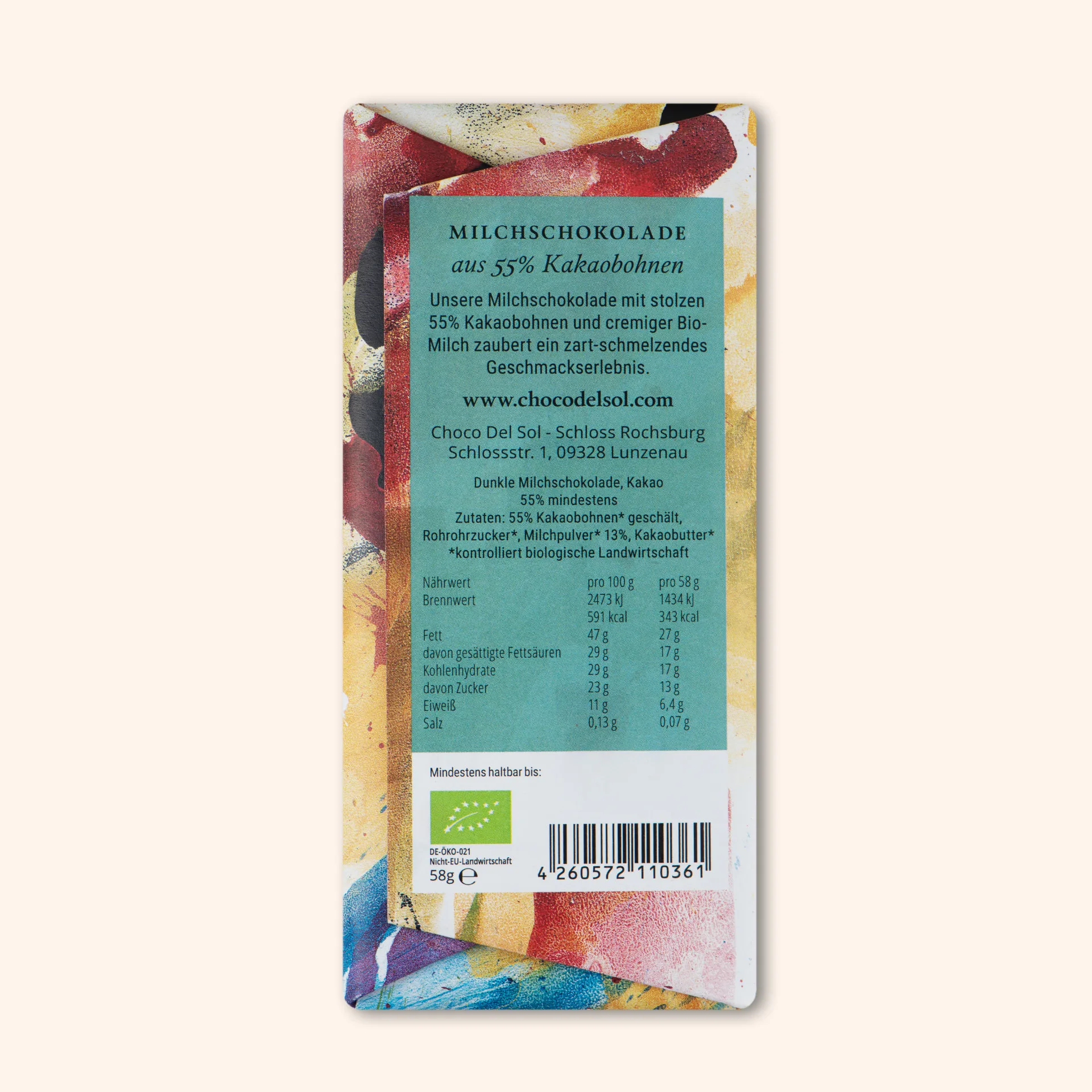 Belize Milch - Bio Milchschokolade* – Bild 2